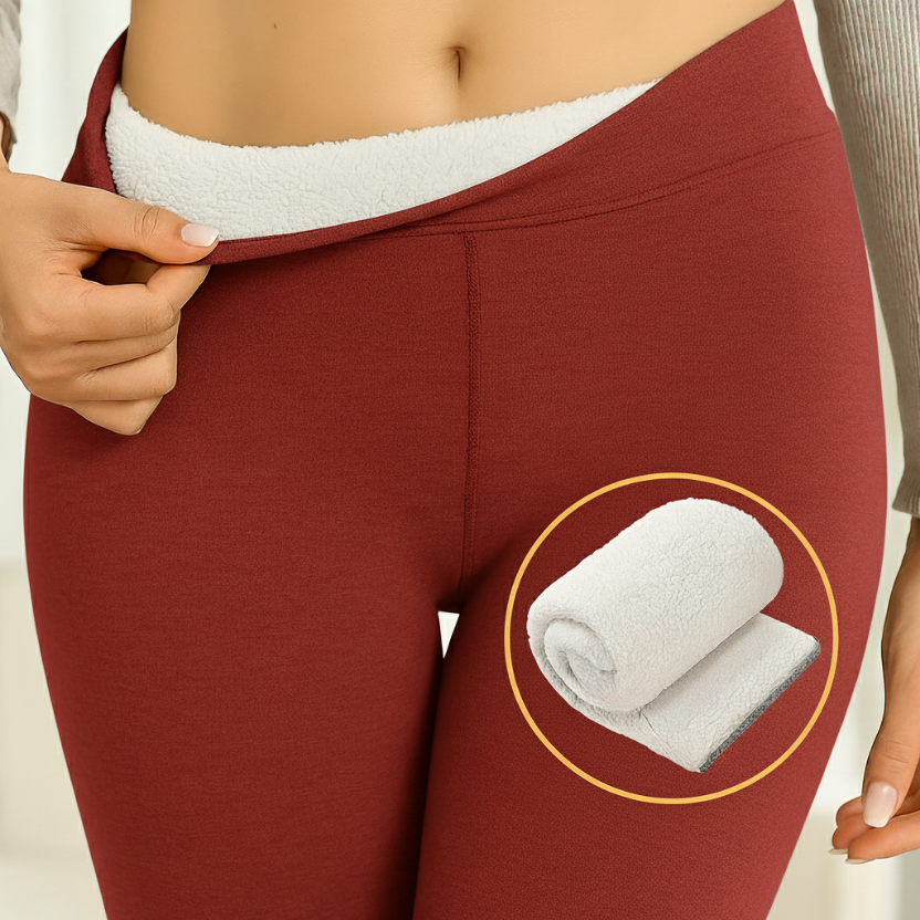 Thermoleggings – Gefütterte Winterleggings für Damen